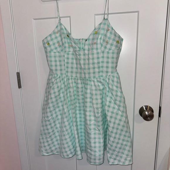 Zara Mini Gingham Dress - Picture 1 of 3